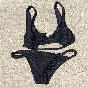 frankies bikinis black bikini set